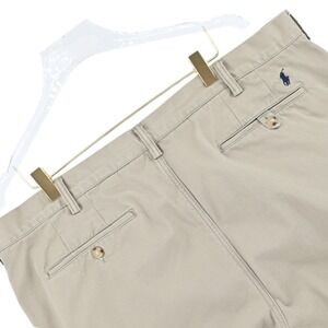 Polo Ralph Lauren Mens The Polo Chino Classic Cotton Twill Khaki Pants 40/30